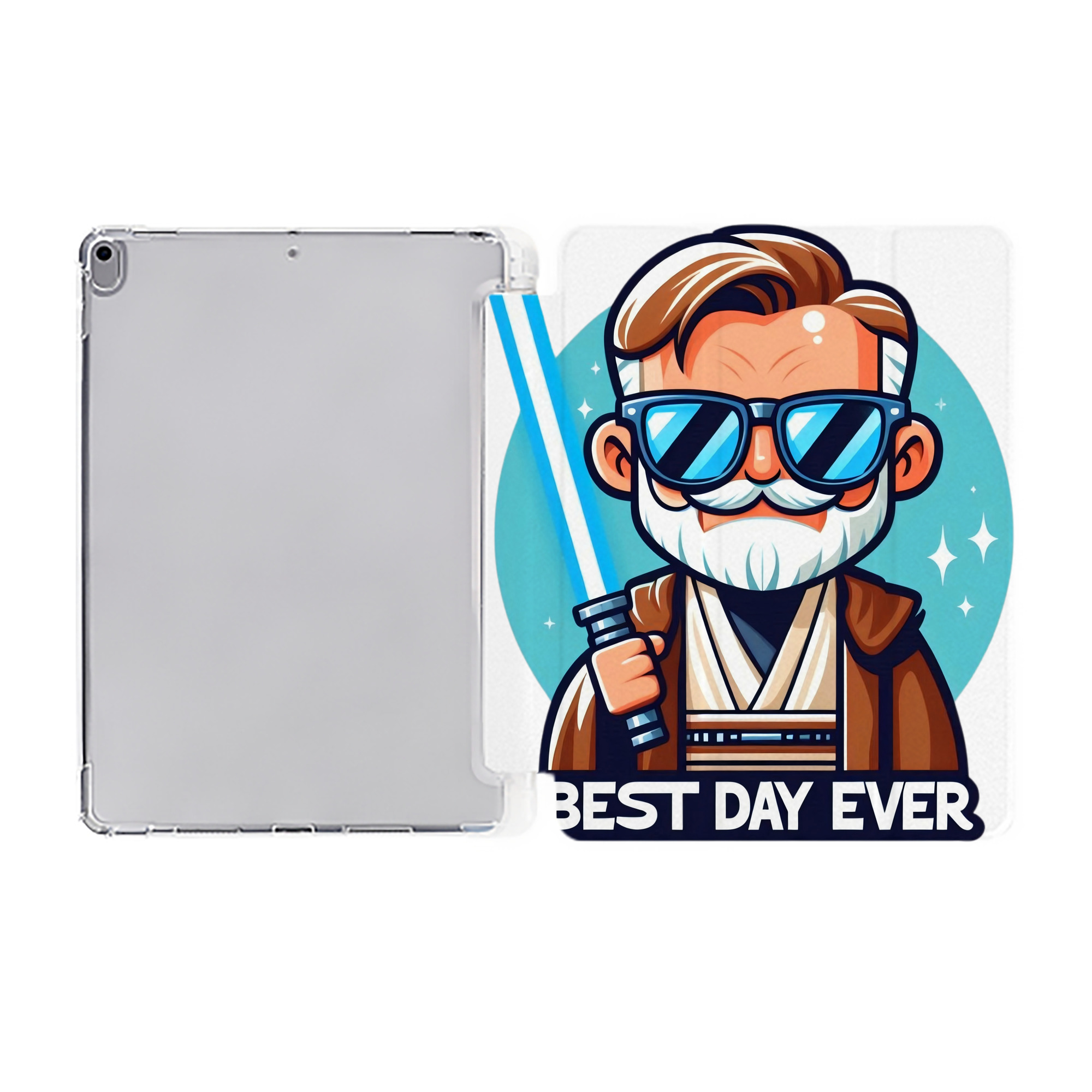 （画像用） スター・ウォーズ Star Wars IPad ケース ペン収納付き 三つ折りスタンド PUレザー×シリコン 対応機種9.5/10.5/10.9インチ